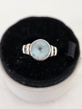 Sterling Silver Aquamarine Ring